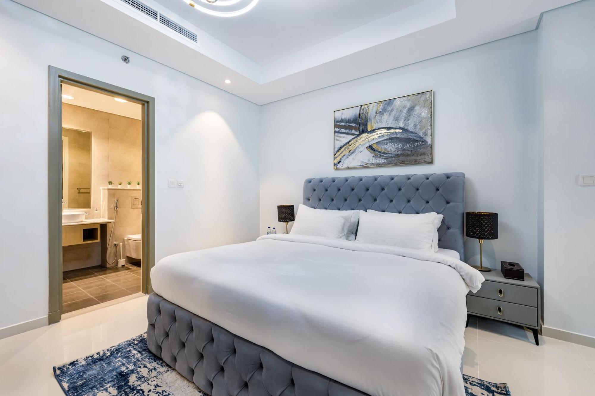 דירות דובאי Aliving Luxe 2Br With Burj Khalifa View Infinity Pool Midtown-4704 מראה חיצוני תמונה