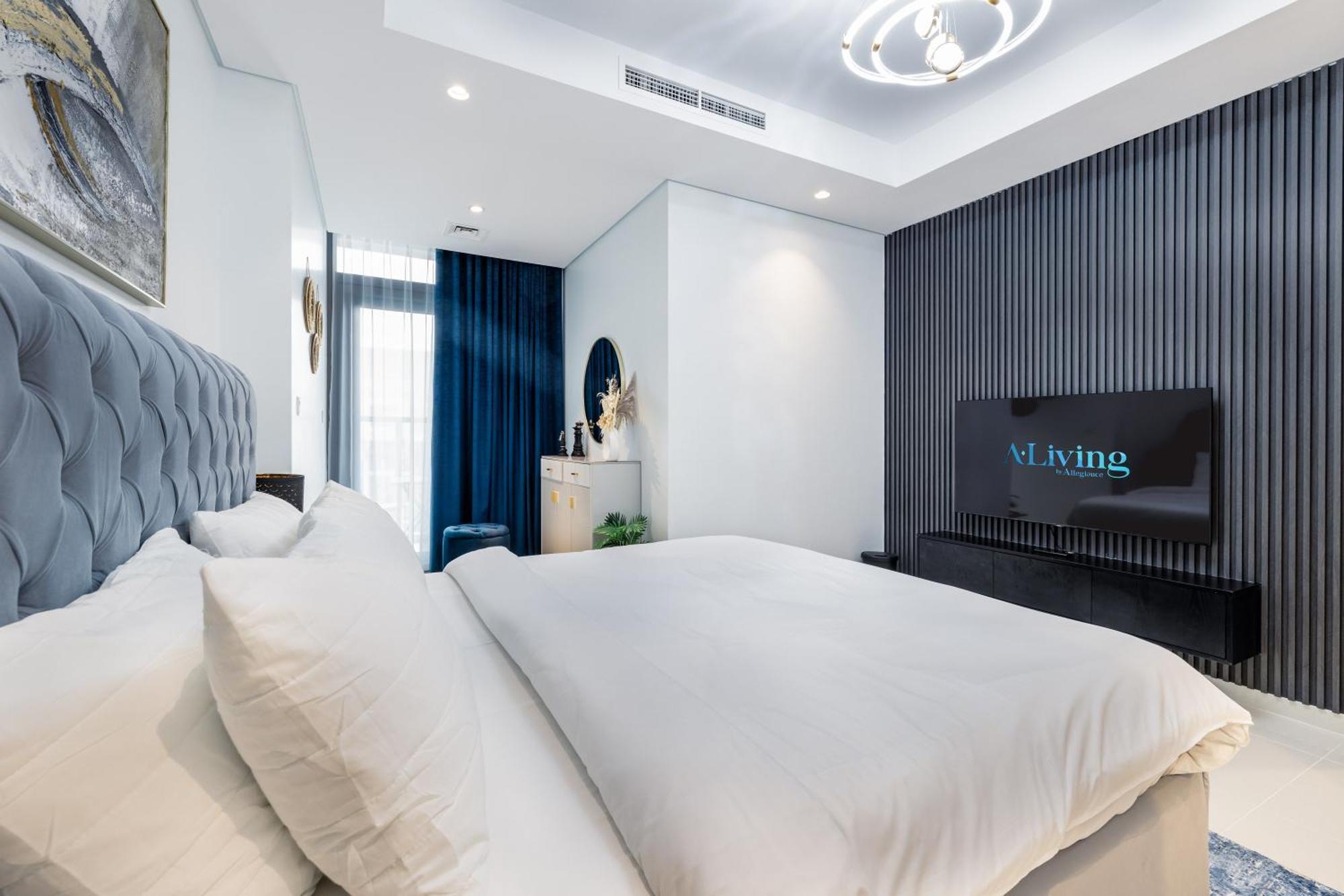 דירות דובאי Aliving Luxe 2Br With Burj Khalifa View Infinity Pool Midtown-4704 מראה חיצוני תמונה