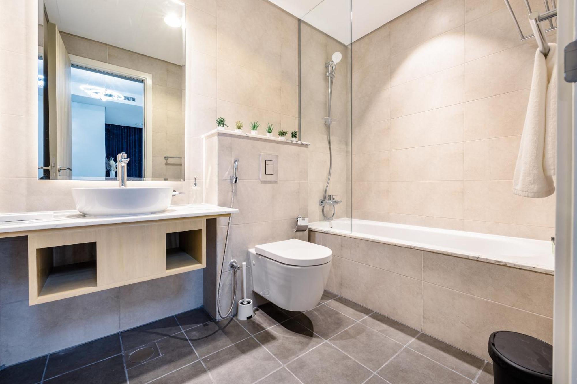 דירות דובאי Aliving Luxe 2Br With Burj Khalifa View Infinity Pool Midtown-4704 מראה חיצוני תמונה