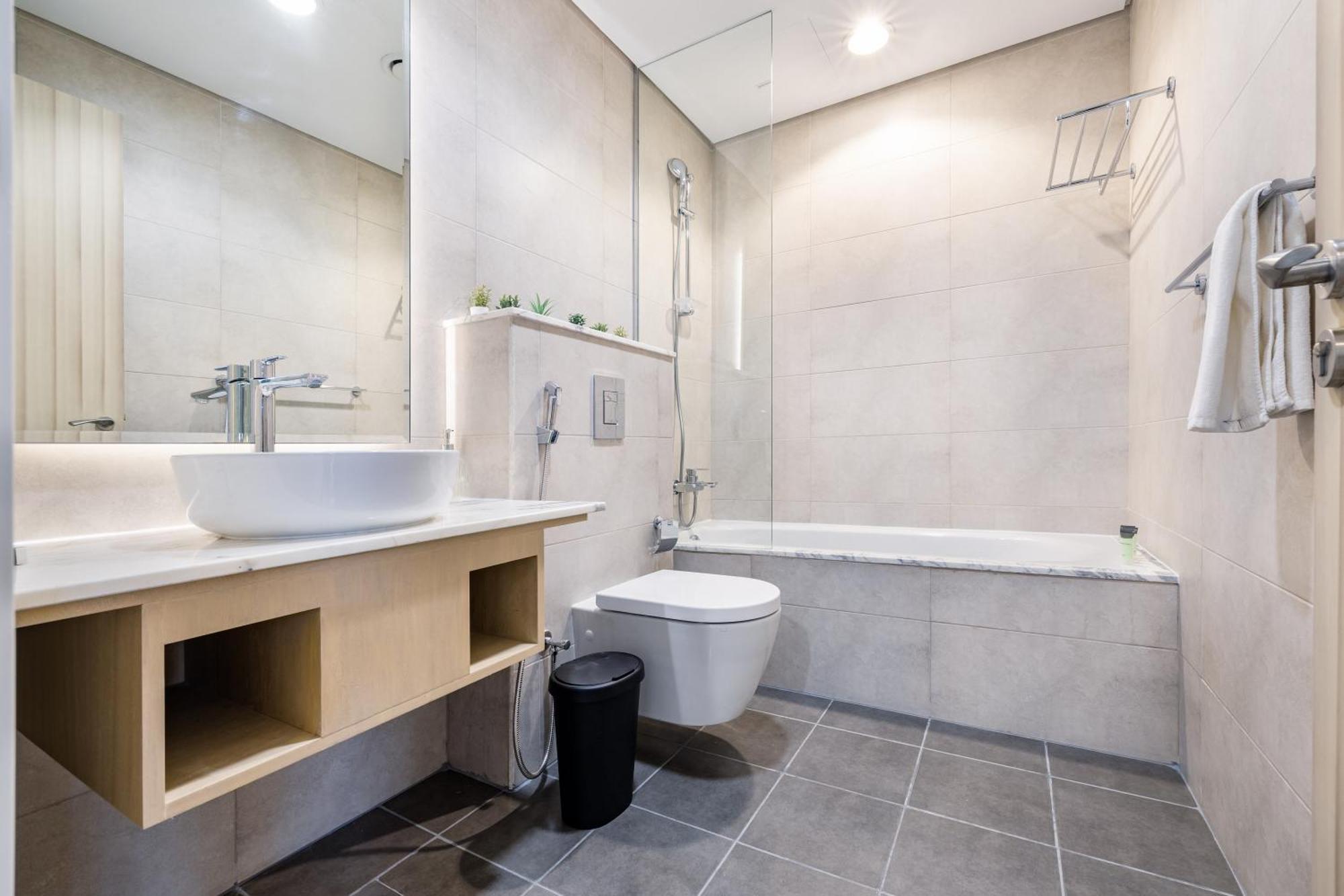 דירות דובאי Aliving Luxe 2Br With Burj Khalifa View Infinity Pool Midtown-4704 מראה חיצוני תמונה